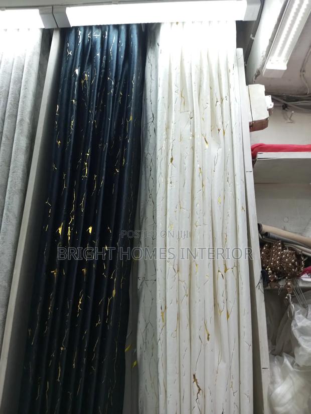 Velvet Curtain White and Black Velvet Curtain