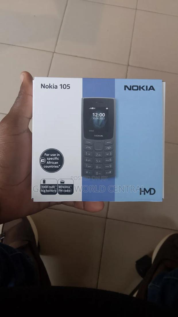 New Nokia 105 Black