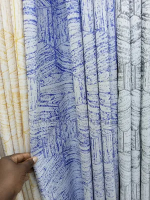 Blue Pattern Designer Curtain Unique Blueish Curtain