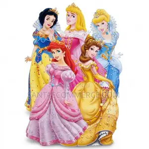 Enchanted Princess Collection Wall Art –Fairytale Royalty Illustration
