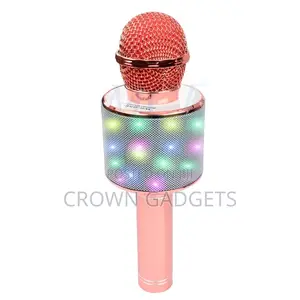 Ws-858l Portable Karaoke Mic Bluetooth RGB Disco Lights