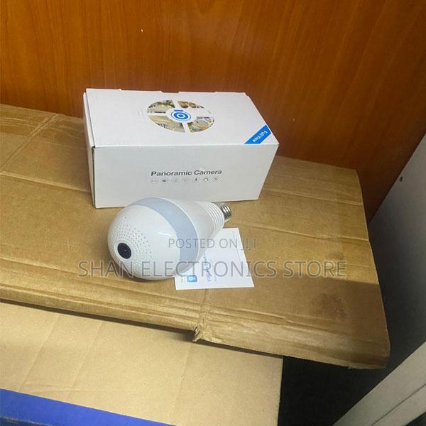 360° Panoramic Wifi Bulb Camera – Full Coverage Security Device - main view