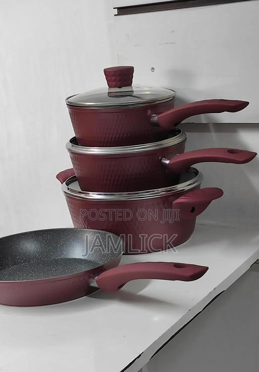 7pcs Granite Non-Stick Cookware Set – Hk