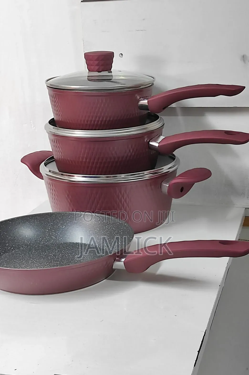 7pcs Granite Non-Stick Cookware Set – Hk
