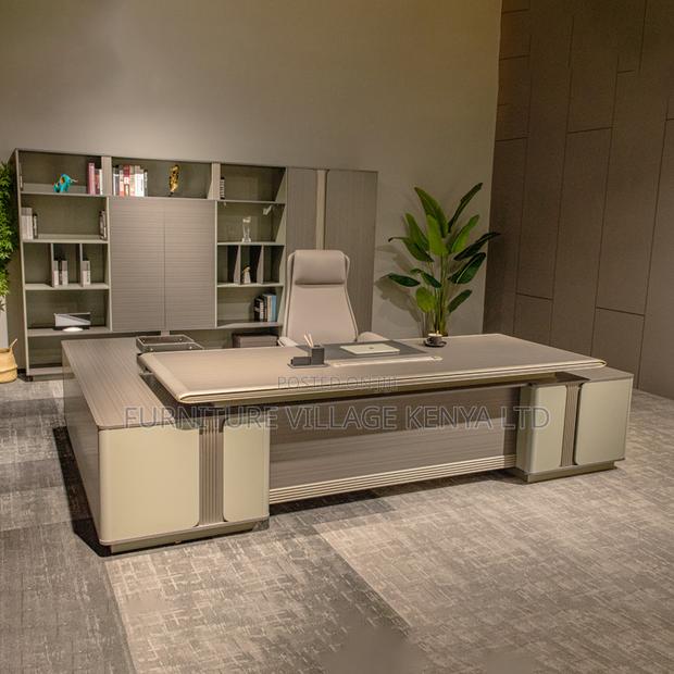 2.4m Executive Director's L-Shape Task Table