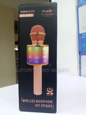 Ws-858l Bluetooth Karaoke Mic Speaker Party Microphone