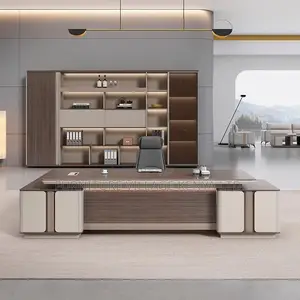 2.4m Executive Director's L-Shape Task Table