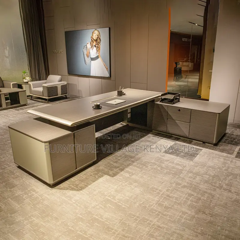 2.4m Executive Director's L-Shape Task Table