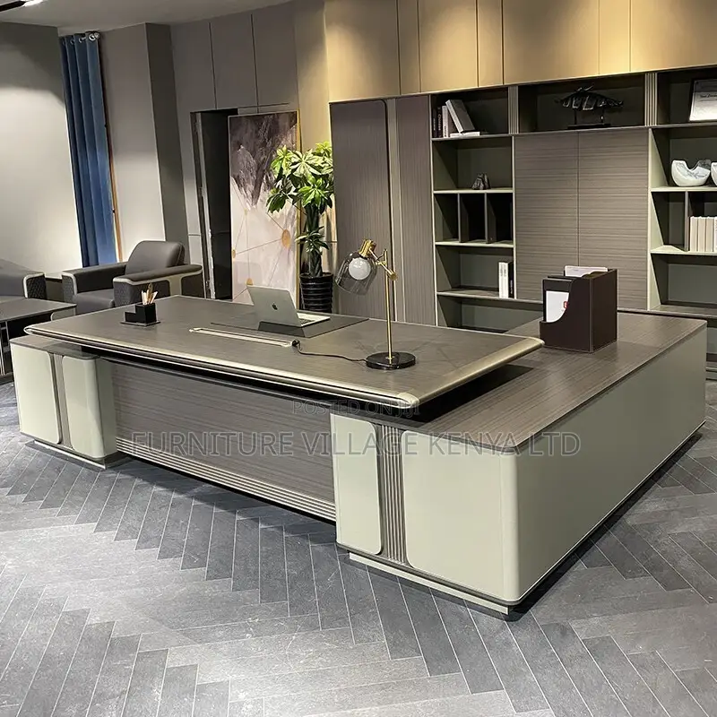 2.4m Executive Director's L-Shape Task Table
