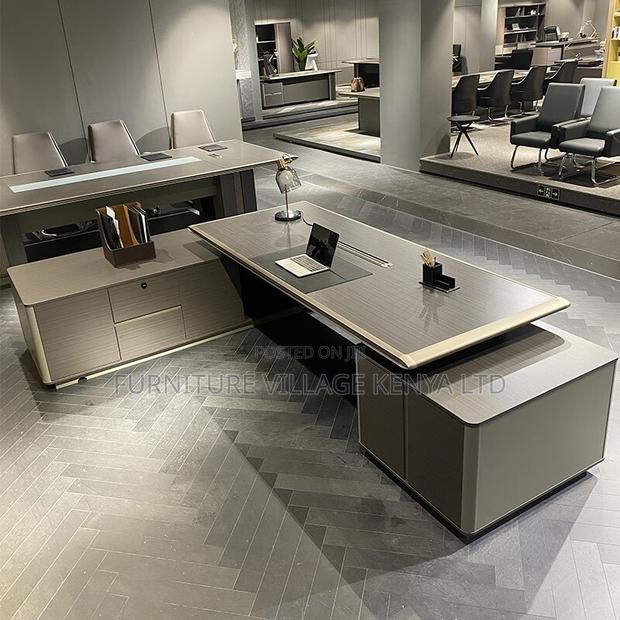 2.4m Executive Director's L-Shape Task Table - thumbnail 10