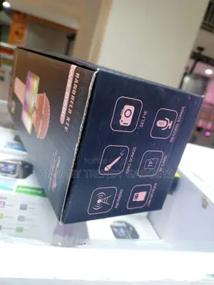 Ws-858l Wireless KTV Microphone, Portable Mic RGB Lights Echo Control
