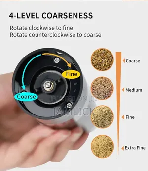 Electric Pepper Salt Grinder – Automatic Ceramic Mill - Hk