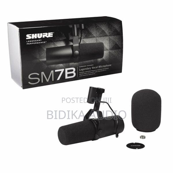 Shure Sm7b Professional Cardioid Dynamic Studio Vocal Microphone Sm-7b