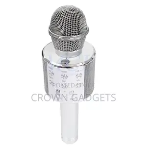 Ws-858l 3-in-1 Karaoke Mic Echo Speaker Party Microphone