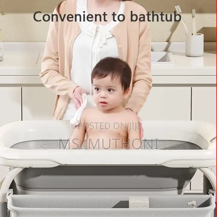 Multifunctional 2-in-1(Baby Bath Station )Bath and Changing Table
