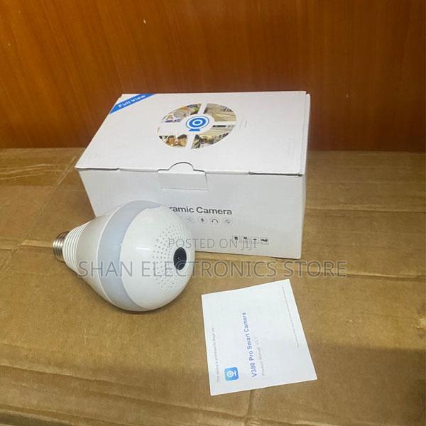 Wireless Panoramic Bulb Camera – 360° Smart Security Camera