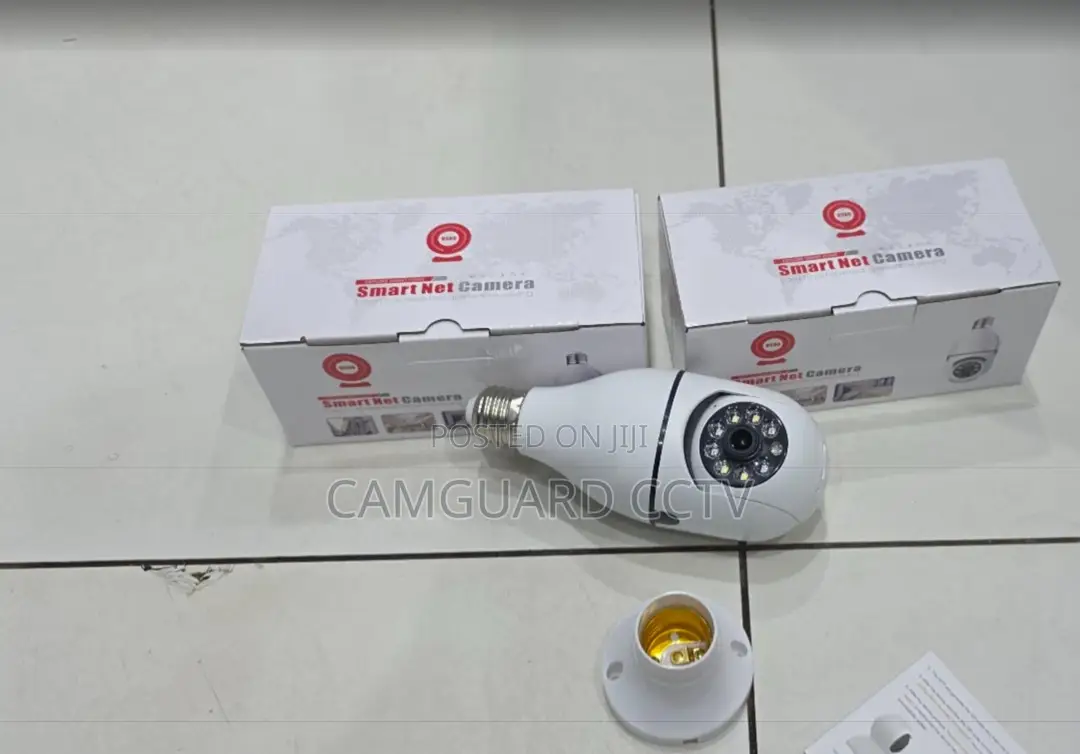 Wireless Bulb Camera 360° Panoramic Wifi CCTV Camera With Night Vision