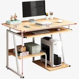 Office Desk : 0.7m Modern Compact Office Computer Desk