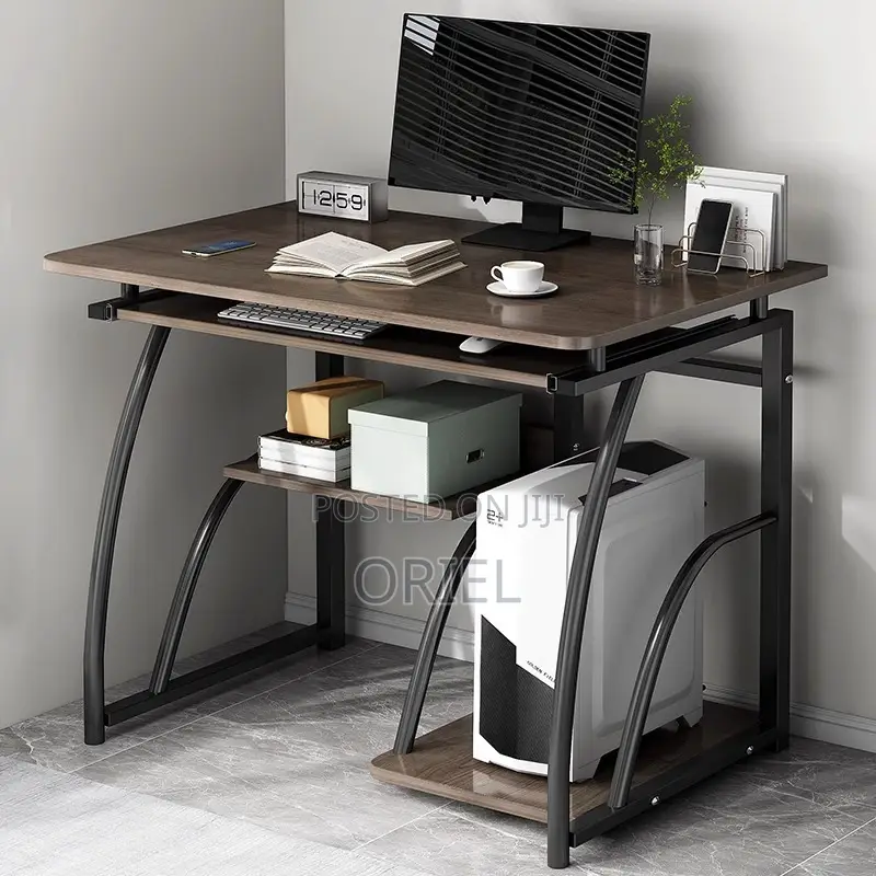 Office Desk : 0.7m Modern Compact Office Computer Desk