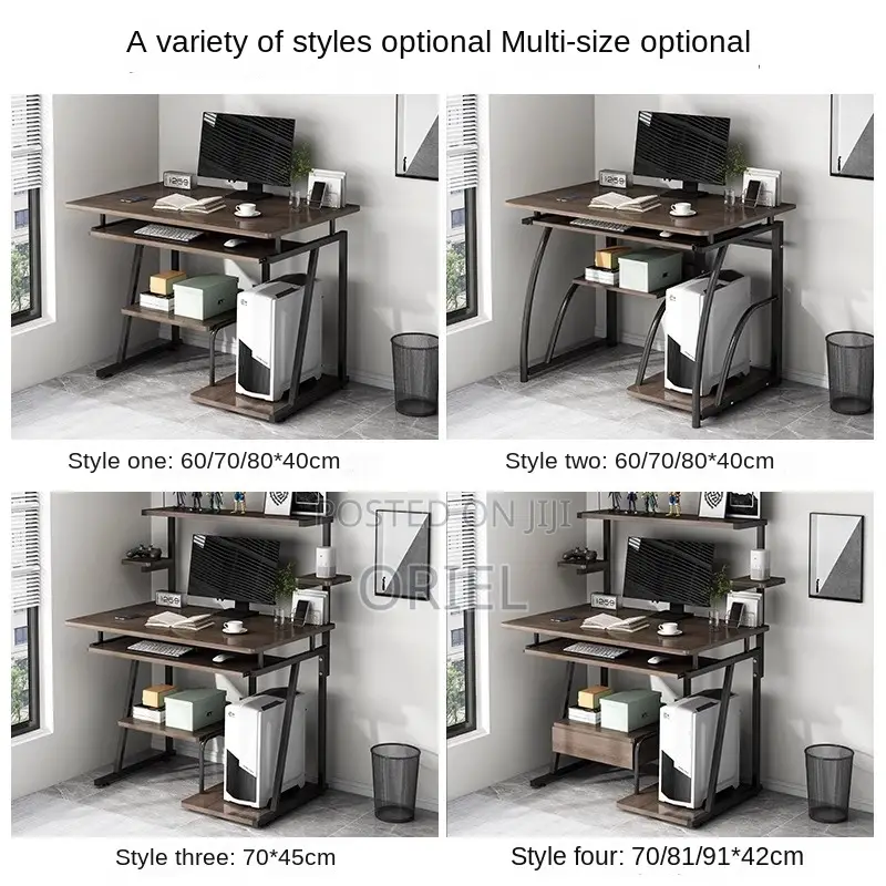 Office Desk : 0.7m Modern Compact Office Computer Desk