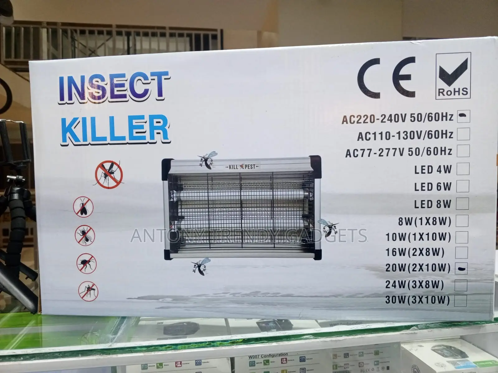 Electric Insect Killer Uv Light Fly Trap Kill Pest Device