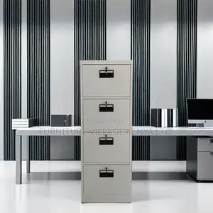 4-Drawer Modern Locker Cabinet With 4-Keys