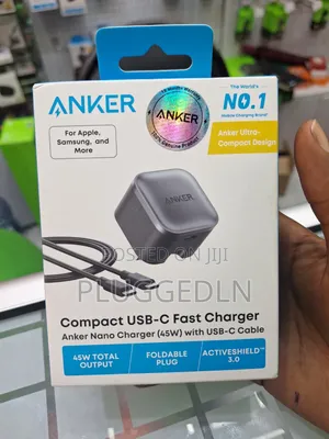 Anker Nano Charger *45w Foldable Plug Adapter.