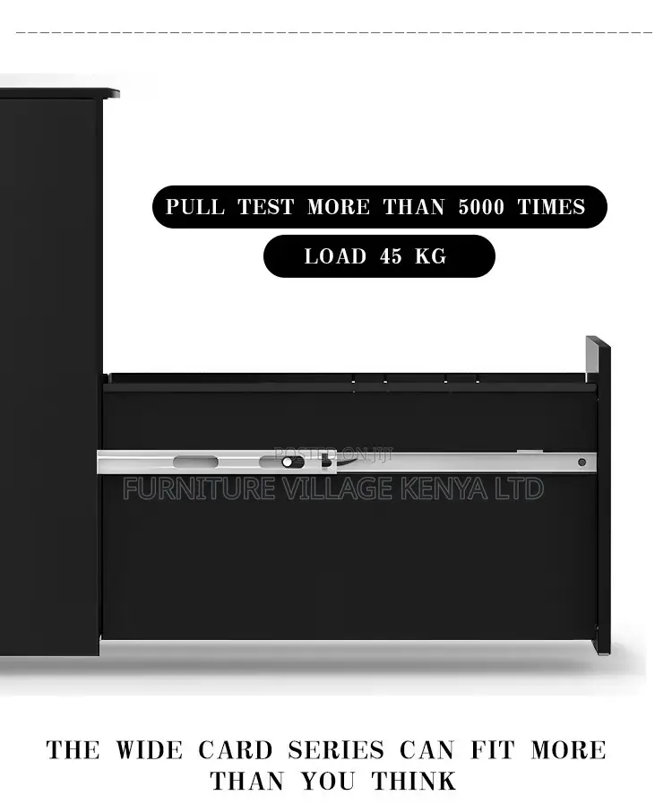 4-Drawer Modern Locker Cabinet With 4-Keys