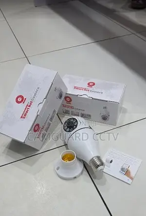 Wireless Smart Bulb CCTV Camera E27 Hd 360 View With Two-Way Talk