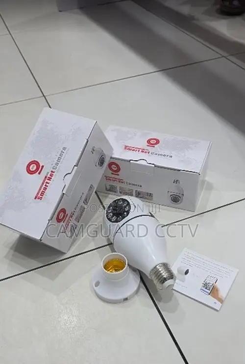 Wireless Smart Bulb CCTV Camera E27 Hd 360 View With Two-Way Talk