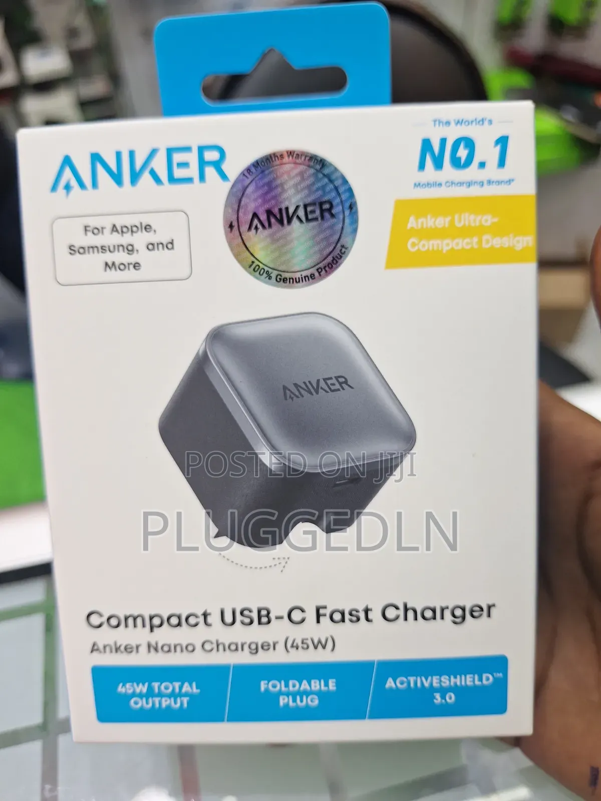 Anker *45w Foldable Plug Adapter.