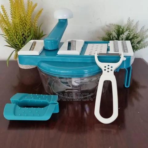 2-in-1 Manual Food Processor Set (Chopper + Grater + Peeler) - Pm