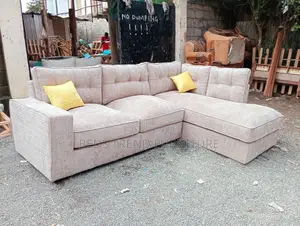 6 Seater Sunstone Tufted Sectional Sofa.