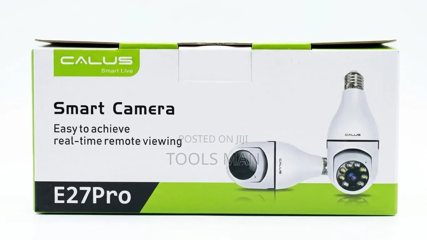 Calus Smart Wifi E27 Light Bulb Security Camera - Night Vision.
