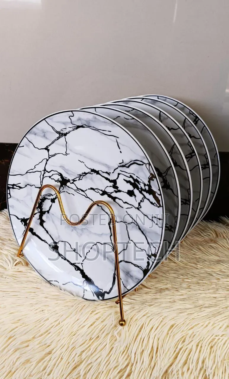 Grey Patches 
Dinner Plates