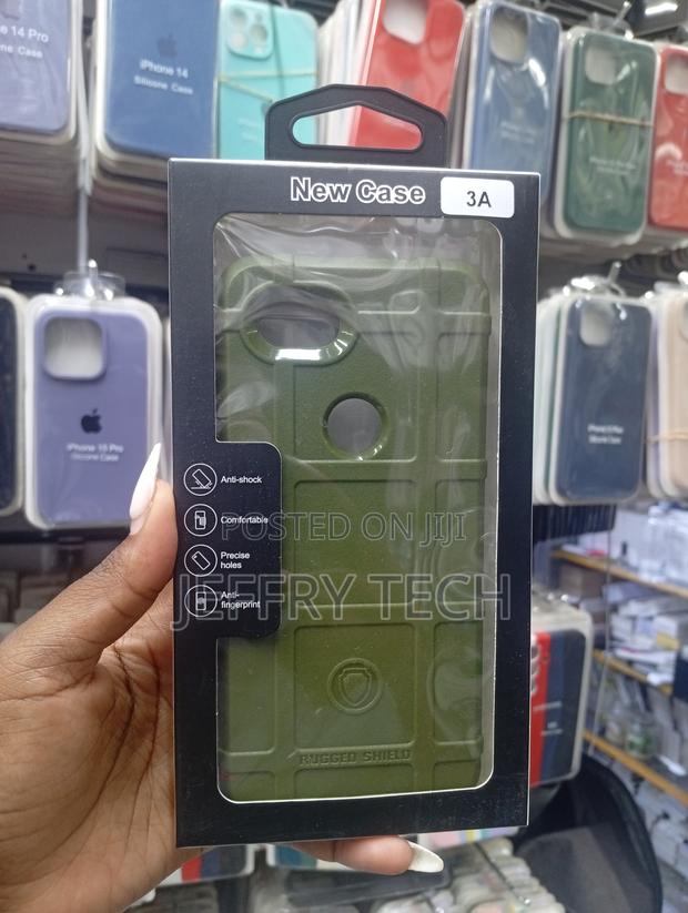 Google Pixel 3a Green Rugged Shield Protective Case