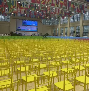 Event Chair; Heavy-Duty Stackable Steel Banquet Chair