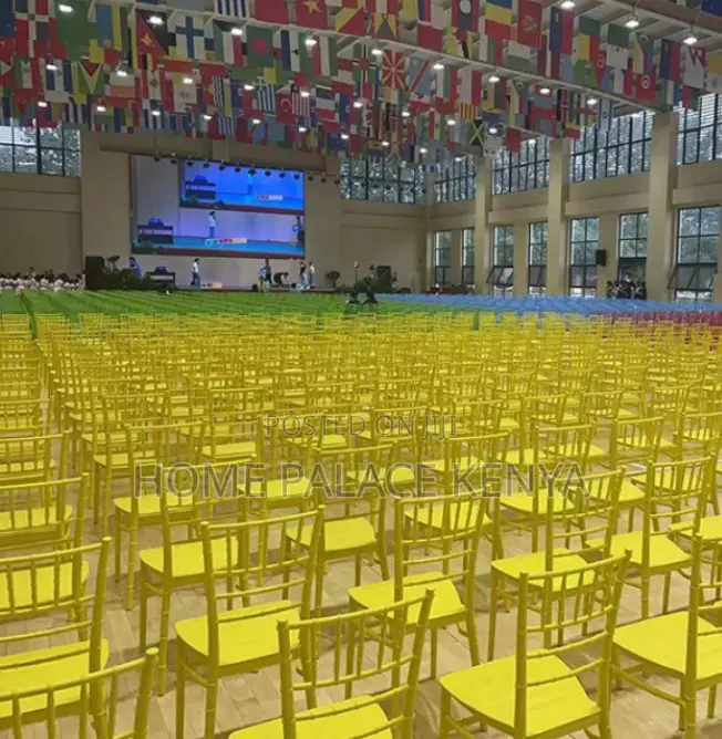 Event Chair; Heavy-Duty Stackable Steel Banquet Chair