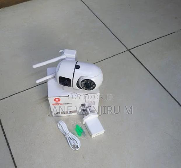 Wall Mount Bulb Dual Lens Wifi Camera