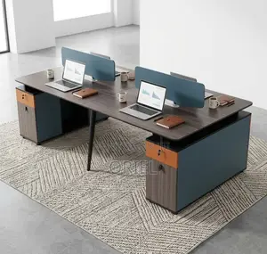Office Workstation : Modern 4-Person Office Workstation