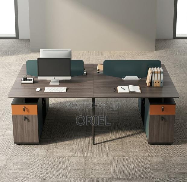 Office Workstation : Modern 4-Person Office Workstation - thumbnail 5