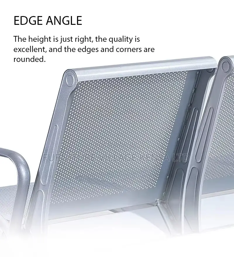 4-Seater Heavy Duty Padded Guest Reception Bench