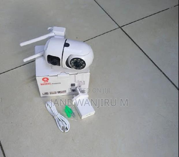 Wall Mounted V380 Bulb Wifi Dual Lens Camera Bulb Color Night Vision