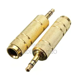 3.5mm (1/8") Male to 6.35mm (1/4") Female Stereo Audio Adapter.
