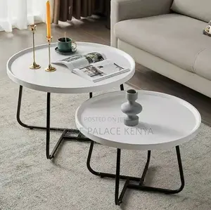 Coffee Table; Modern Nordic Nesting Center Table Set