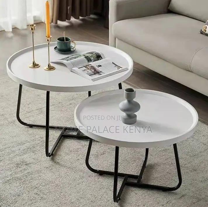 Coffee Table; Modern Nordic Nesting Center Table Set