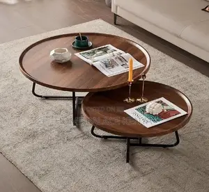 Coffee Table; Modern Nordic Nesting Center Table Set