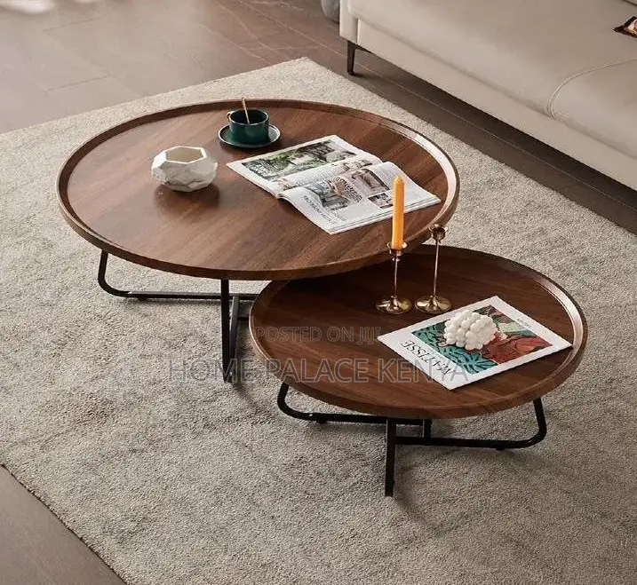 Coffee Table; Modern Nordic Nesting Center Table Set