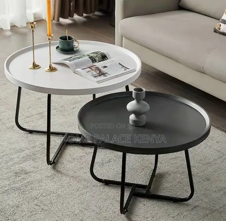 Coffee Table; Modern Nordic Nesting Center Table Set