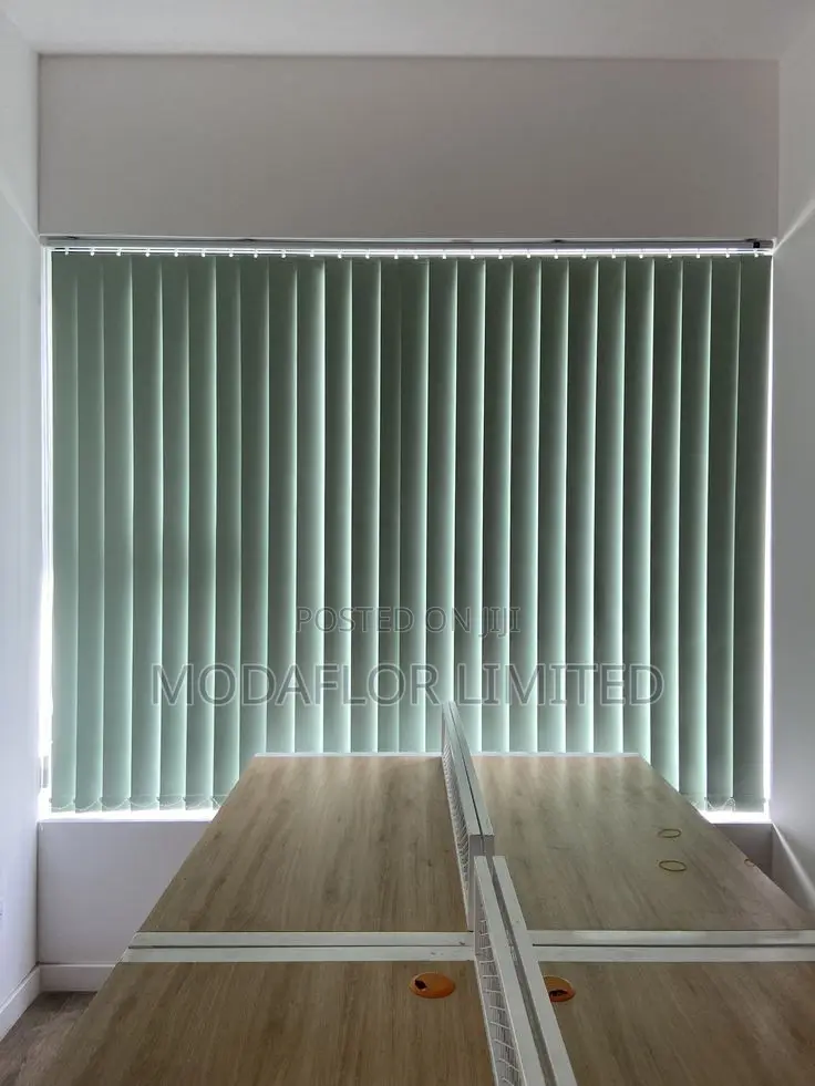 Vertical Blinds for Clean and Professional Window Finish